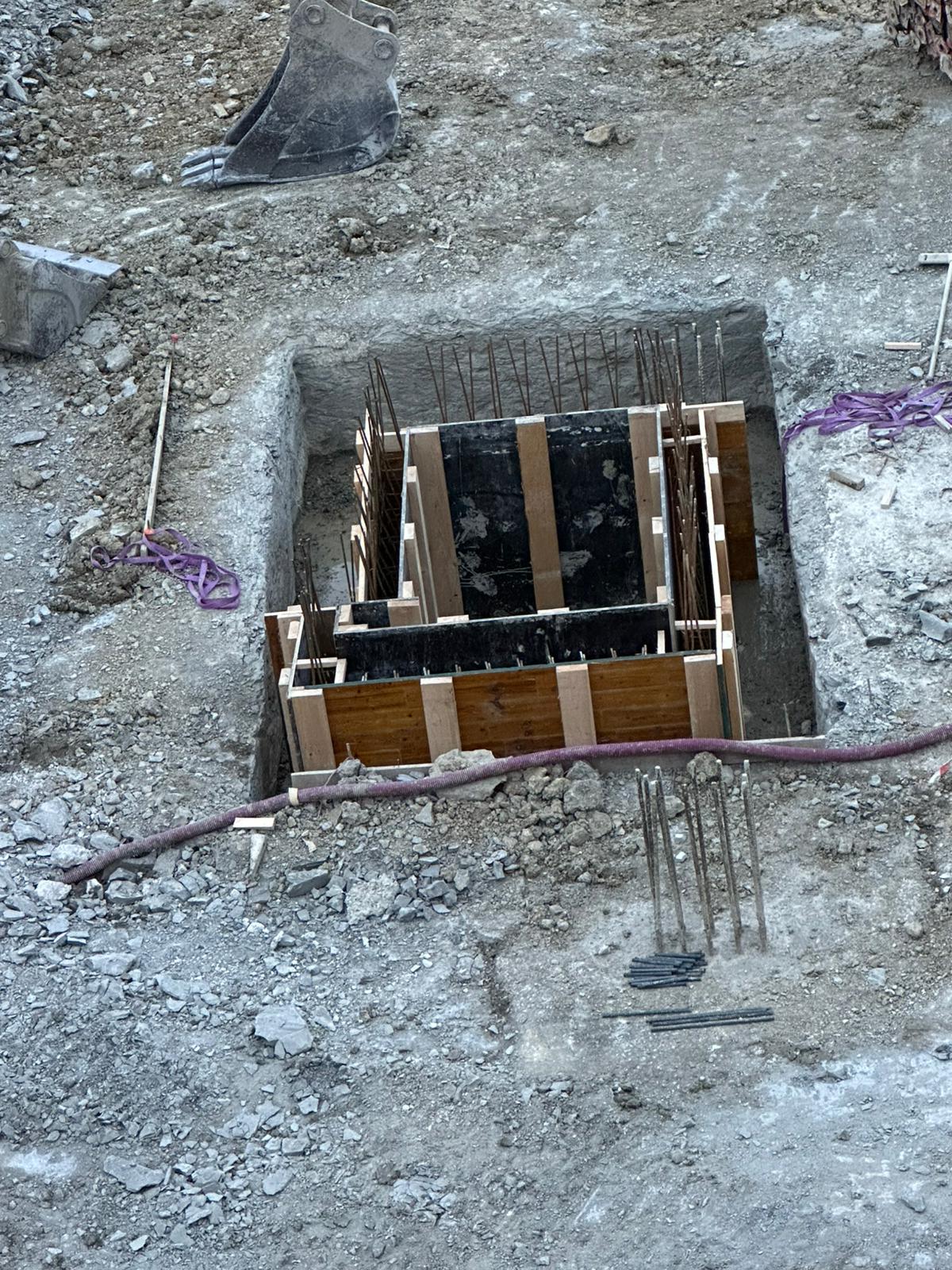 Trabalho de carpinteiro de cofragem