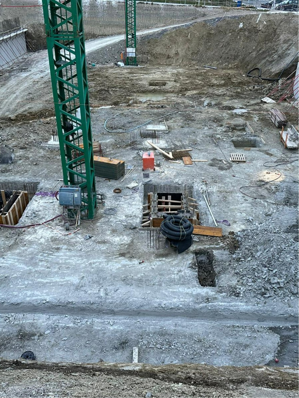 Elementos de cofragem concluídos