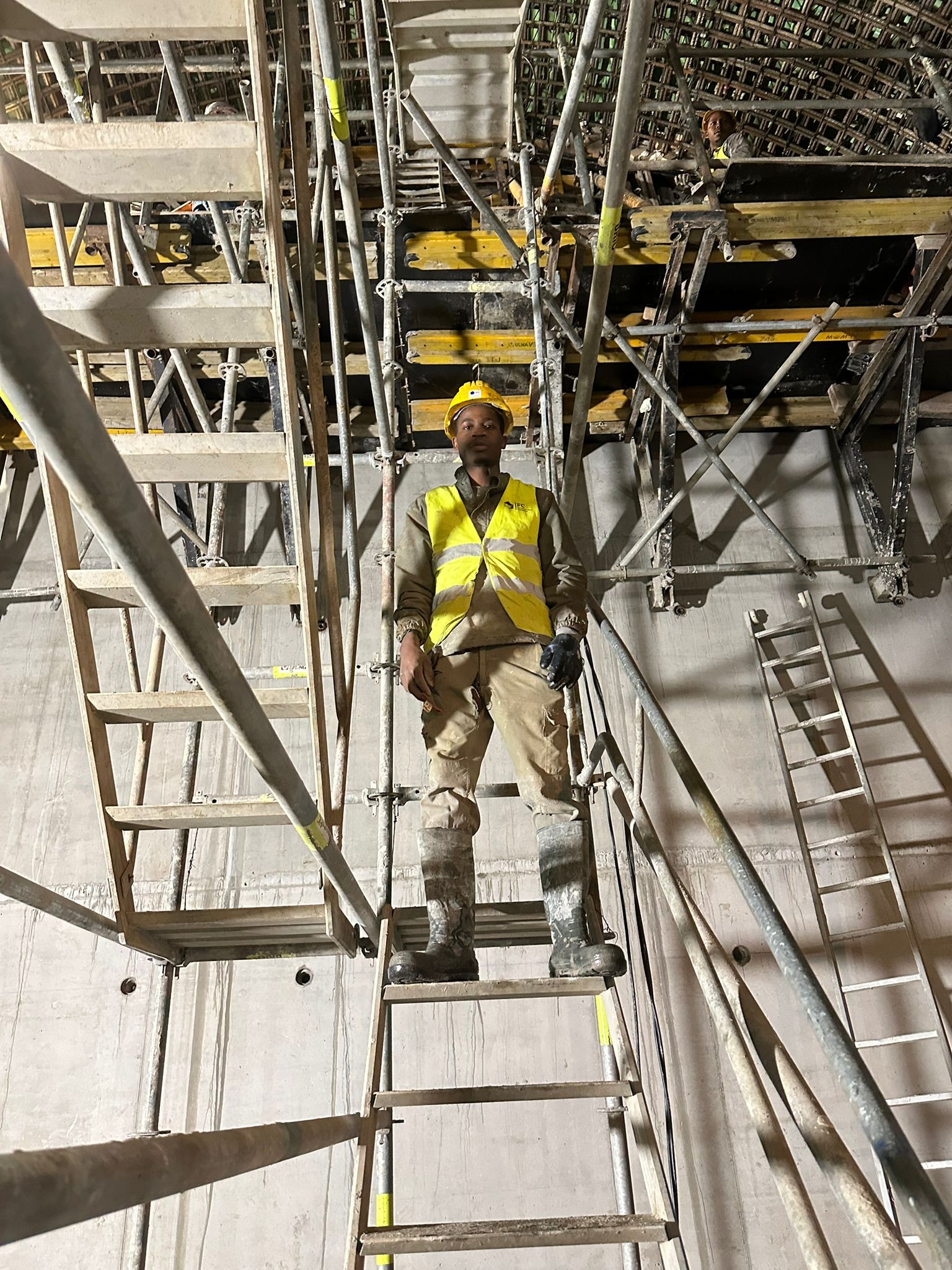 Fase inicial de ferragem